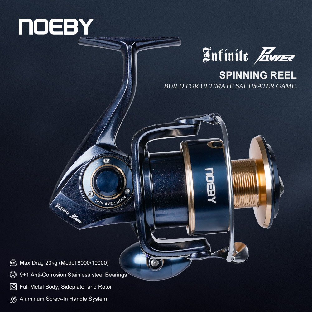 Carrete de Pesca Giratorio Noe - Trolling Reel reseña y precio
