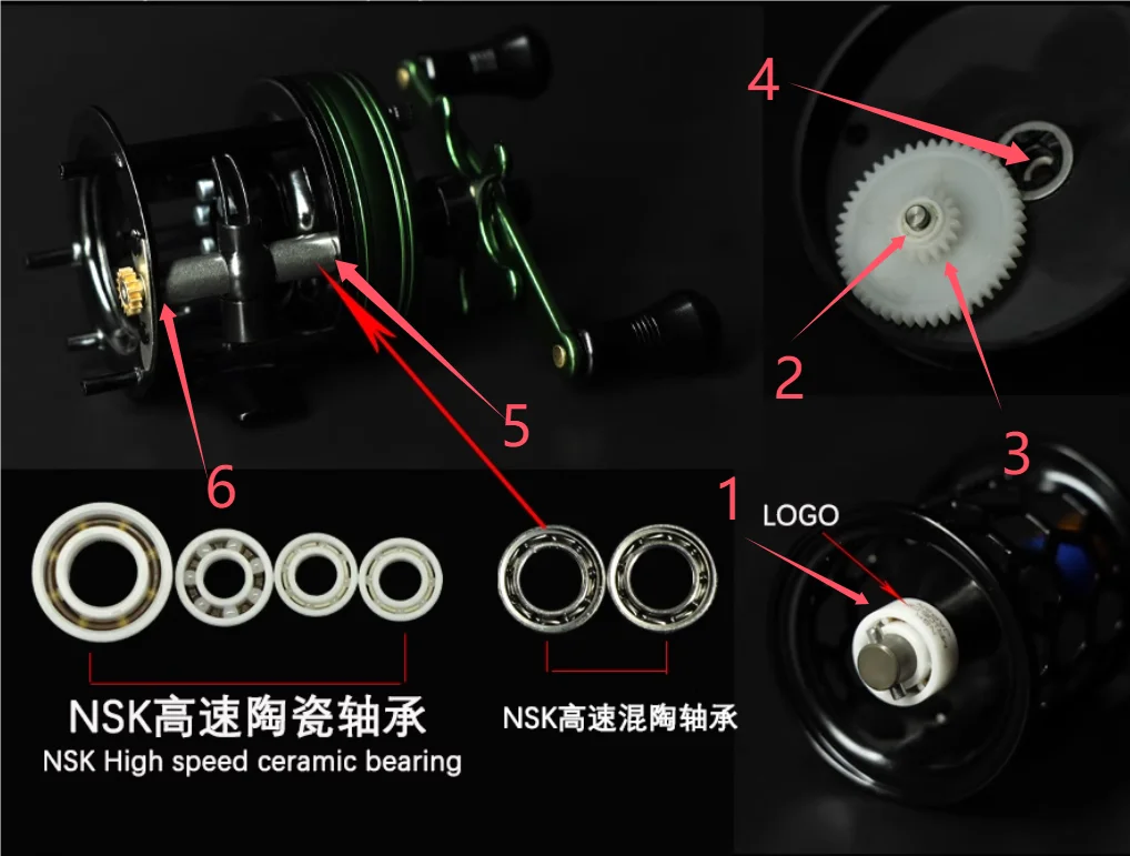 Aioushi- Rodamiento cerámico e - Fly Reel reseña y precio