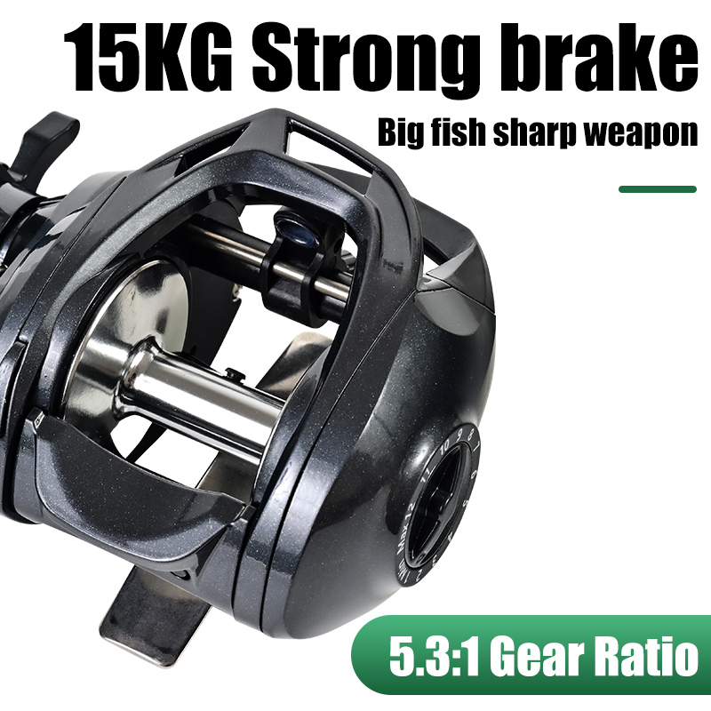 Cuerpo Ancho, Gran Capacidad,  - Trolling Reel reseña y precio