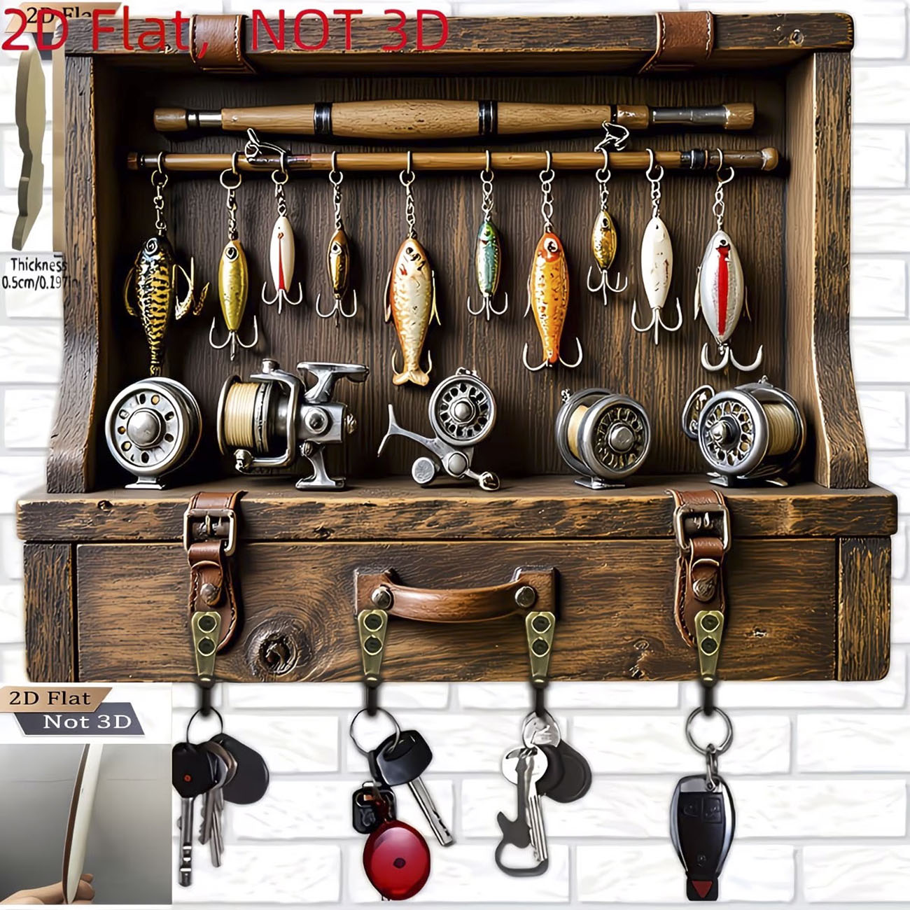 Colgador de Llaves con Diseño  - Fly Reel reseña y precio