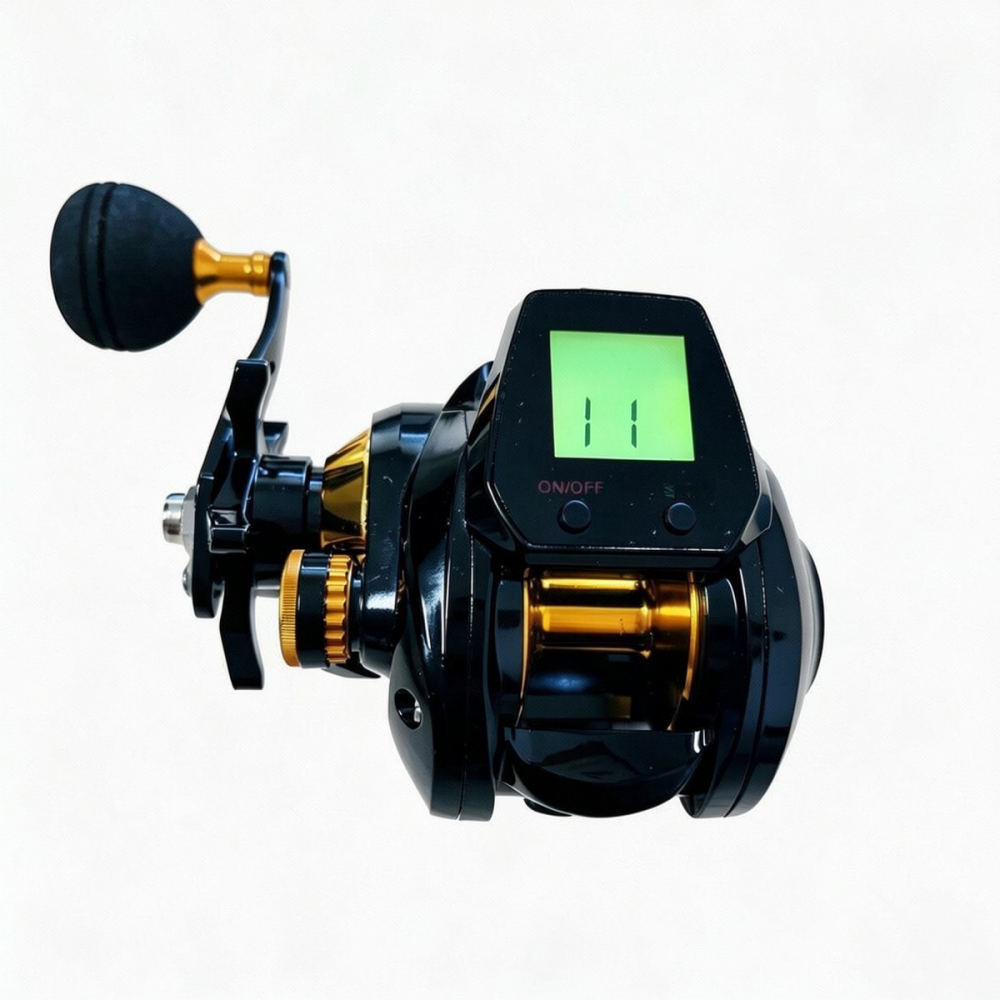 Carrete de pesca electrónico d - Trolling Reel reseña y precio